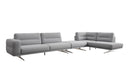 Designer corner sofa Torino Maxi in bouclé