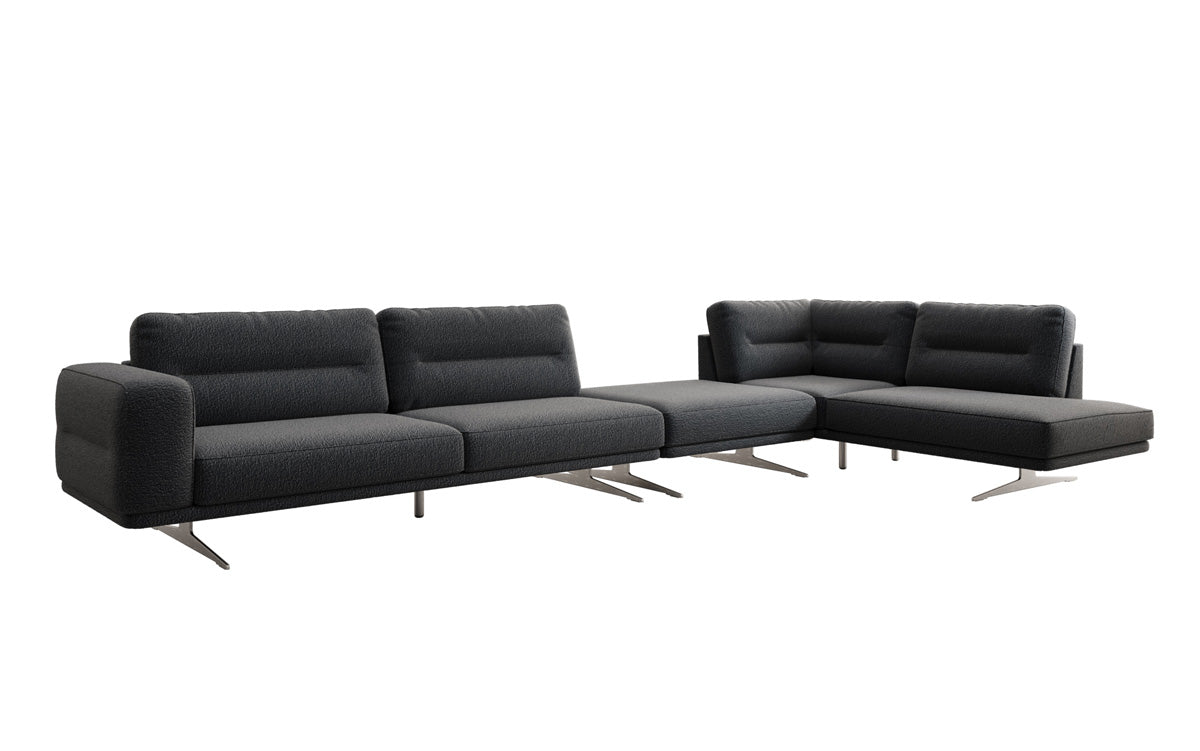 Designer Sofa Torino L Maxi in Bouclé