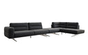 Designer corner sofa Torino Maxi in bouclé