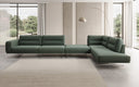 Designer corner sofa Torino Maxi in bouclé