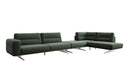 Designer corner sofa Torino Maxi in bouclé