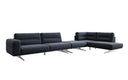 Designer corner sofa Torino Maxi in bouclé
