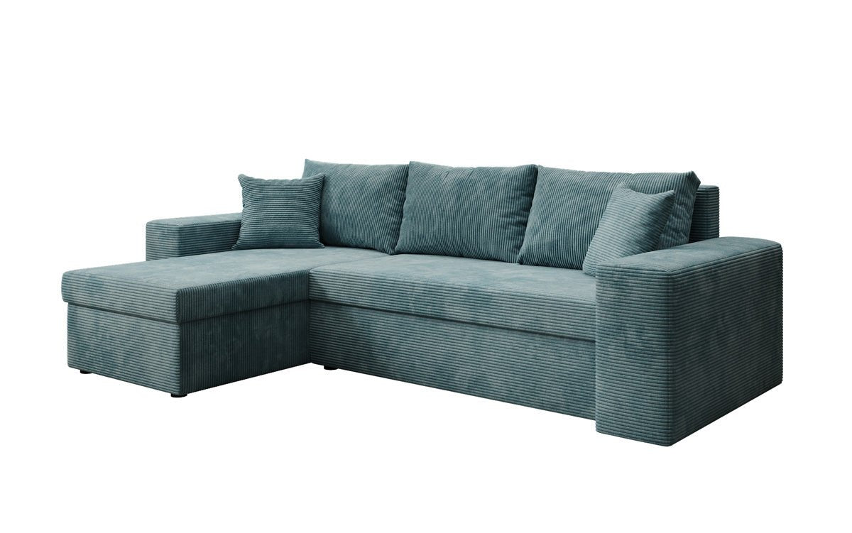 Designer Denver Cord Sofa with Sleeping and Folding Function