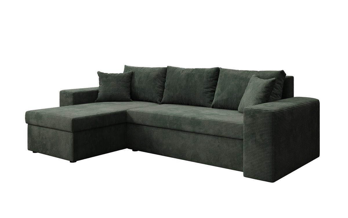 Designer Denver Cord Sofa with Sleeping and Folding Function