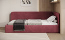 Designer Polsterbett/Gästebett/Sofa Cleo mit Stauraum