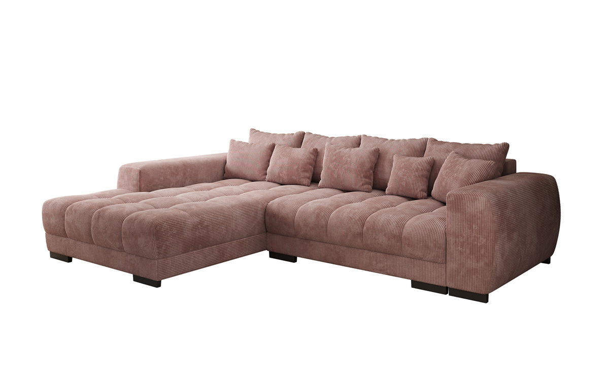 Designer Sofa Balu mit Schlaffunktion und Stauraum in Cord