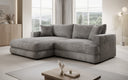 Designer corner sofa Lima in Corduroy