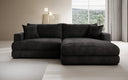 Designer corner sofa Lima in Corduroy
