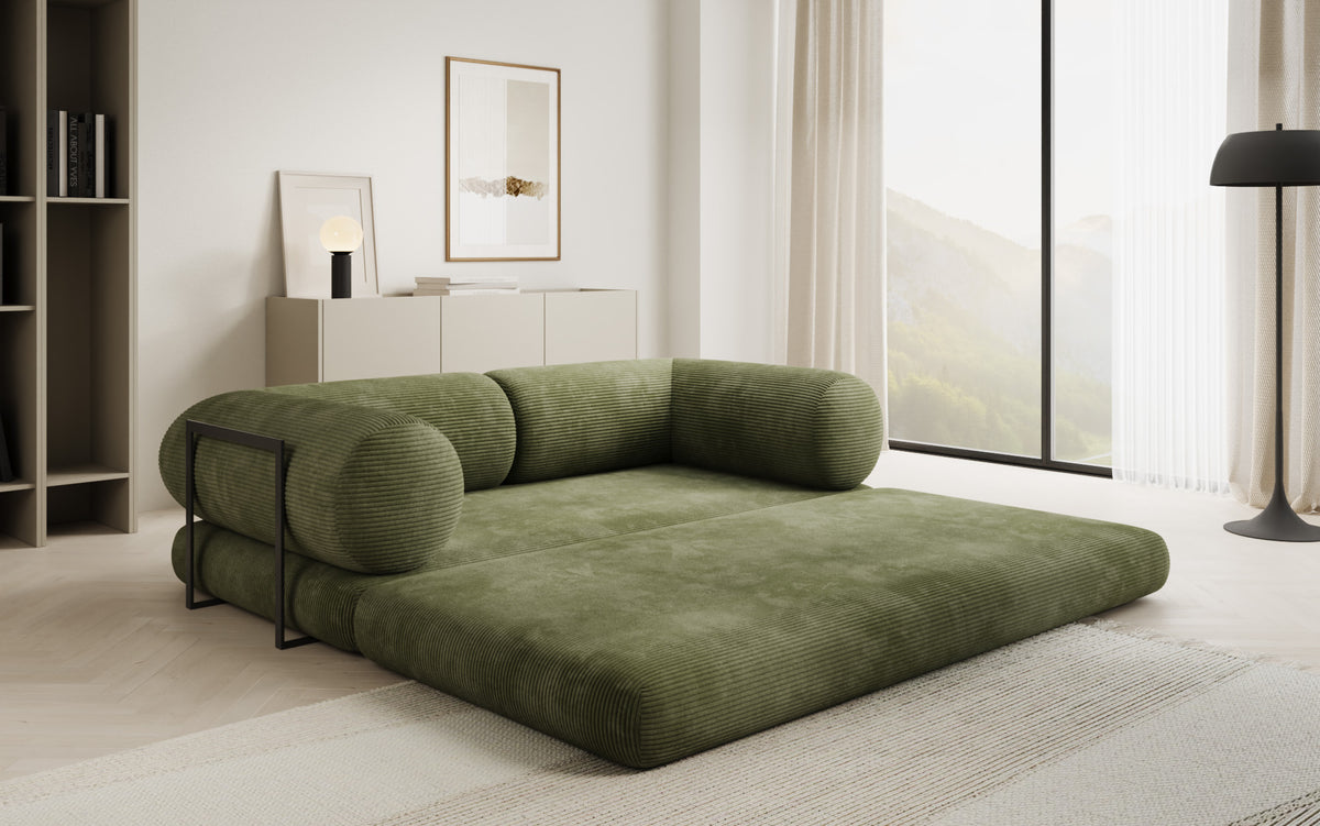 Designer Sofa Lazy Tube 3 Sitzer in Cord