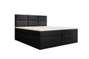 Carito Bouclé Box Spring Bed with USB and Storage Space