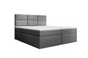 Carito Bouclé Box Spring Bed with USB and Storage Space