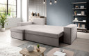 Designer Ecksofa Denver Stoff mit Schlaf- und Klappfunktion