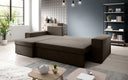 Designer Ecksofa Denver Stoff mit Schlaf- und Klappfunktion