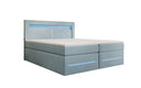 Minera Box Spring Bed with LED, USB, and Storage