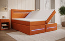 Minera Box Spring Bed with LED, USB, and Storage