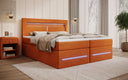 Minera Box Spring Bed with LED, USB, and Storage