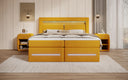 Minera Box Spring Bed with LED, USB, and Storage