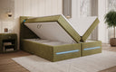 Minera Box Spring Bed with LED, USB, and Storage