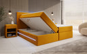 Voyage Boxspring Bed with LED and Storage in Velvet