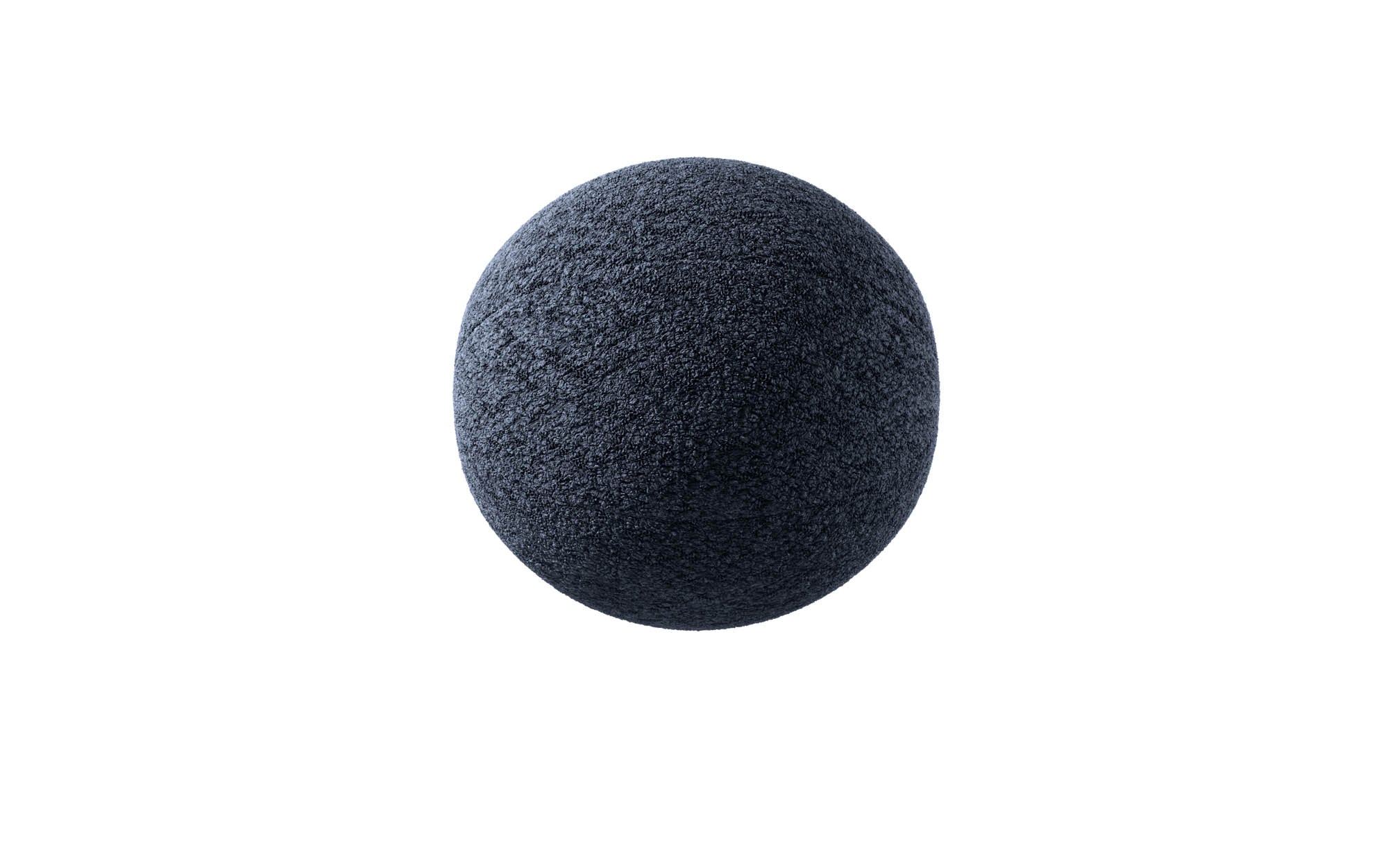 Rundes Zierkissen Globe ⌀28 cm aus Bouclé