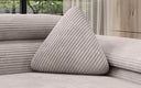 Triangular Nook Decorative Pillow in Corduroy