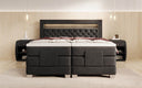 Velora Velvet Electrically Adjustable Box Spring Bed with LED