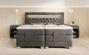 Velora Velvet Electrically Adjustable Box Spring Bed with LED