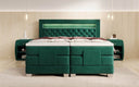 Velora Velvet Electrically Adjustable Box Spring Bed with LED