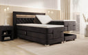 Velora Velvet Electrically Adjustable Box Spring Bed with LED