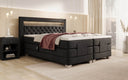 Velora Velvet Electrically Adjustable Box Spring Bed with LED