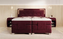 Noctis Velvet Electrically Adjustable Box Spring Bed with LED