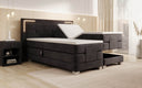 Noctis Velvet Electrically Adjustable Box Spring Bed with LED