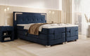 Noctis Velvet Electrically Adjustable Box Spring Bed with LED