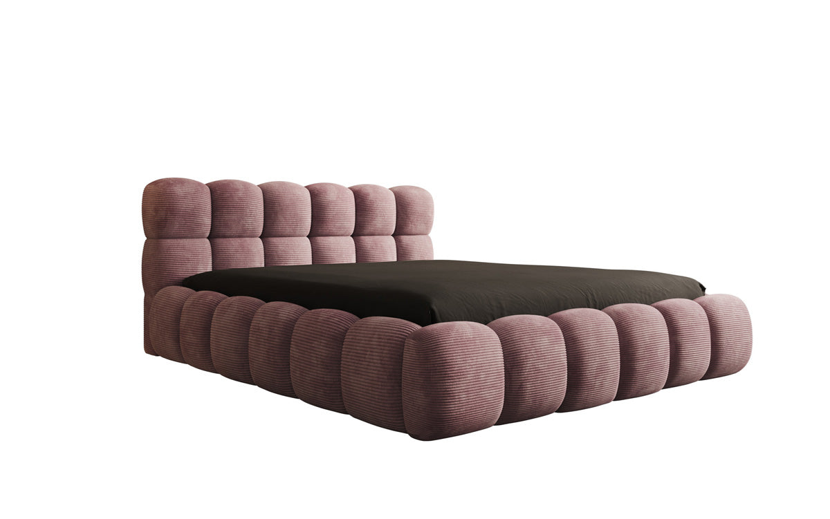 Designer Upholstered Bed Boston Cord with Storage