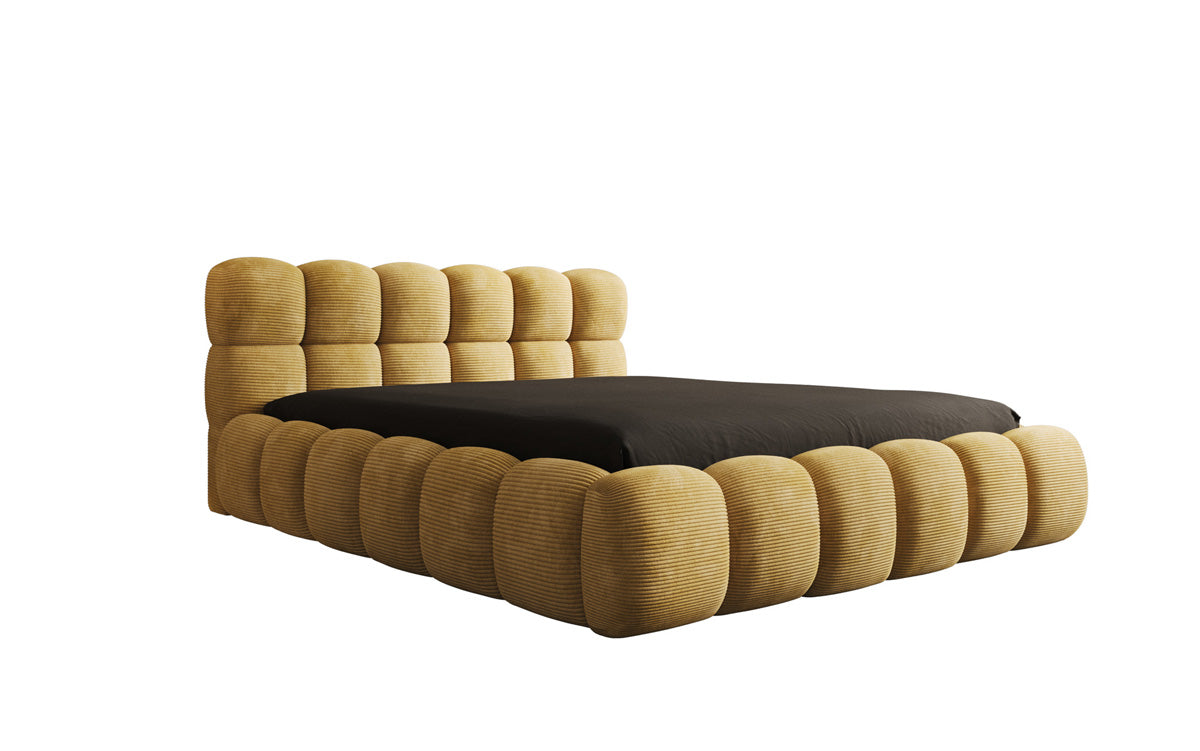 Designer Upholstered Bed Boston Cord with Storage