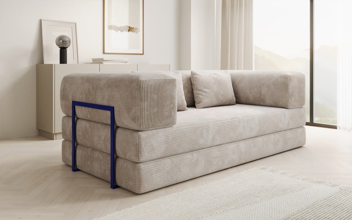 Designer Sofa Lazy 3 Sitzer in Cord