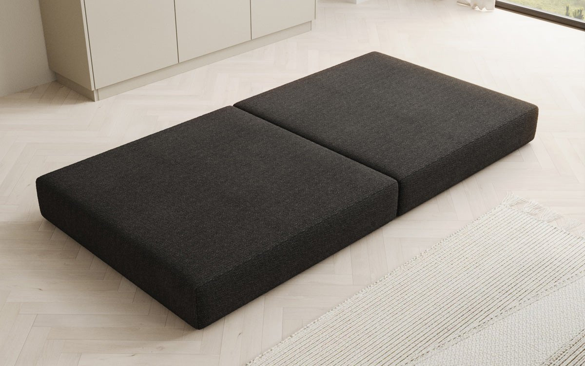 Beistellhocker Lazy in Bouclé