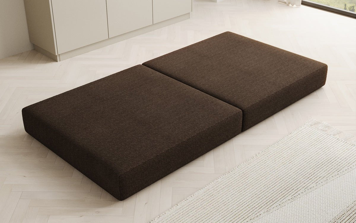 Beistellhocker Lazy in Bouclé