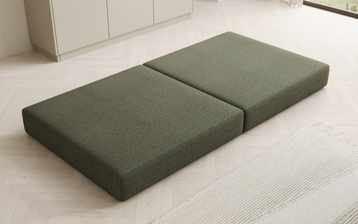 Beistellhocker Lazy in Bouclé