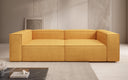 Designer Sofa Lesley 3 Sitzer in Strukturstoff