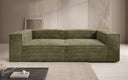 Designer Sofa Lesley 3-Seater in Corduroy
