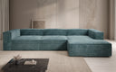 Designer corner sofa Lesley in Corduroy