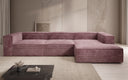 Designer corner sofa Lesley in Corduroy