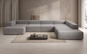Designer Sofa Lesley U XXL in Bouclé