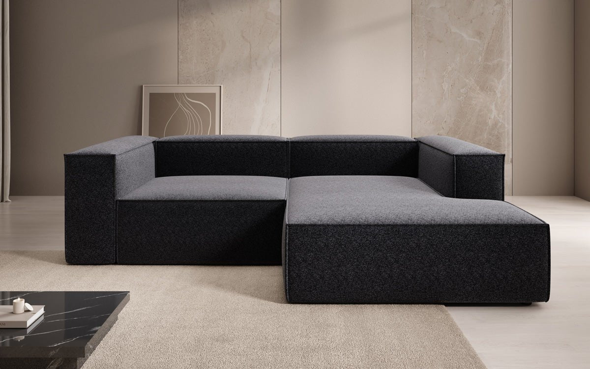 Designer Sofa Lesley L Mini in Textured Fabric