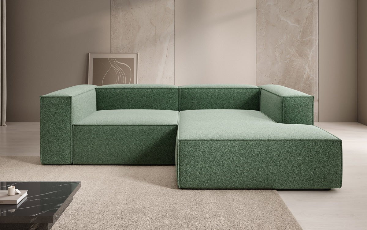 Designer Sofa Lesley L Mini in Textured Fabric