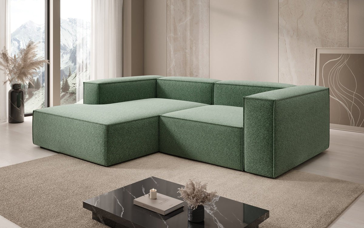 Designer Sofa Lesley L Mini in Textured Fabric