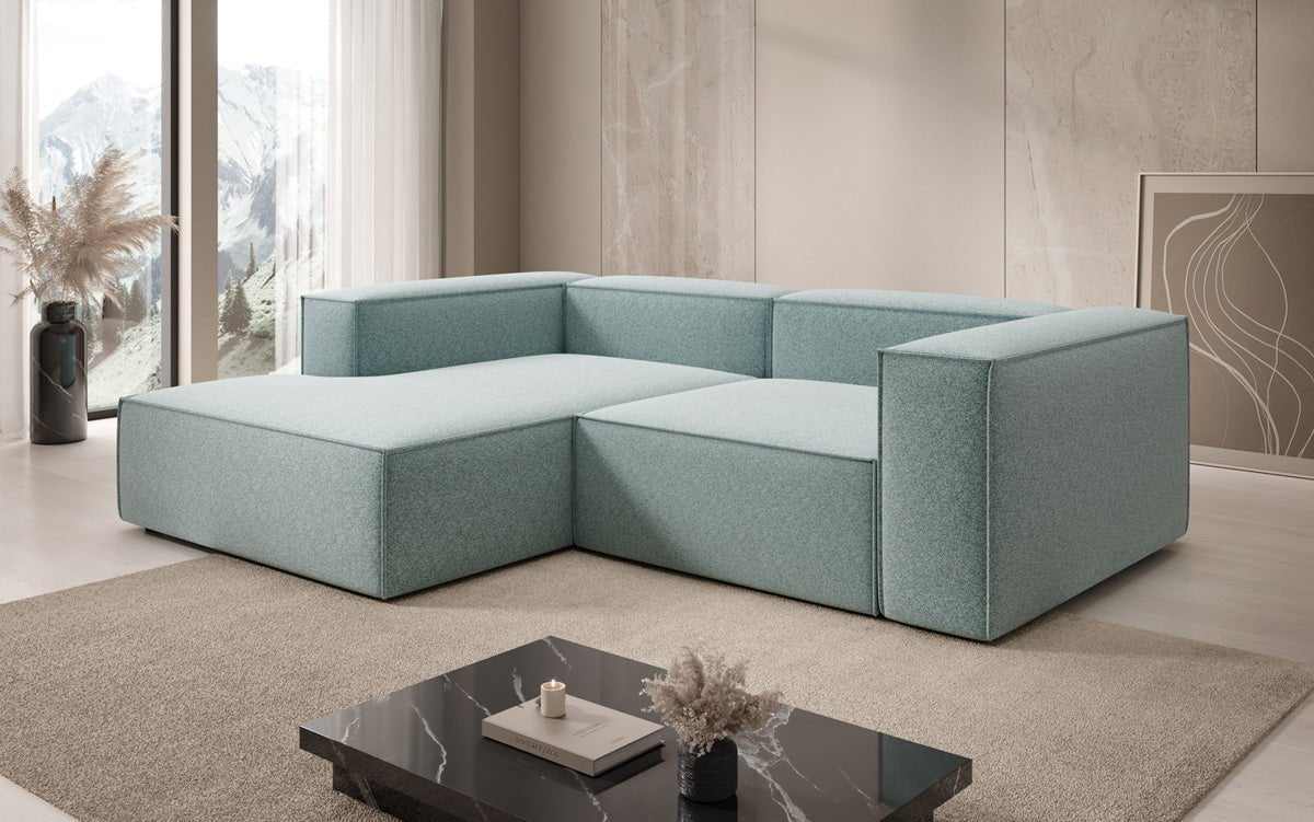 Designer Sofa Lesley L Mini in Textured Fabric