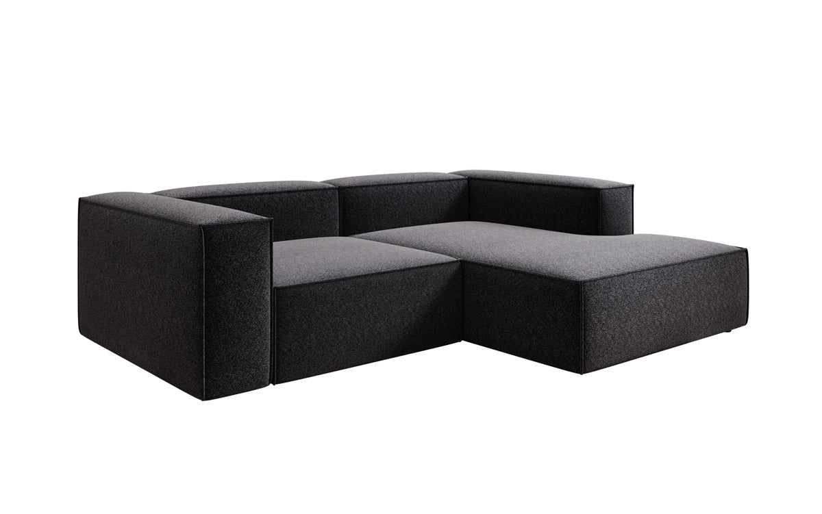 Designer Sofa Lesley L Mini in Textured Fabric