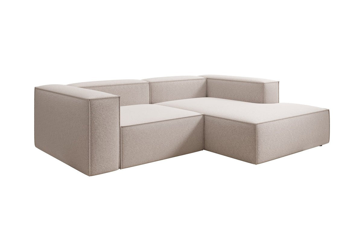 Designer Sofa Lesley L Mini in Textured Fabric